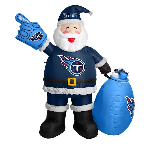 Logo Brands Tennessee Titans Santa Claus Yard Inflatable 631-100-SC - main